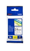 Brother TZe151 Labelling Tape 24mm Black on Clear