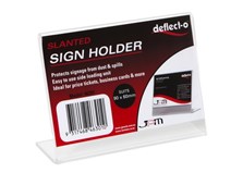 JPM Deflecto Sign Holder Landscape Slanted A4