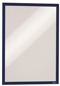 Durable Duraframe Sign Holder A3 Navy Pack 2