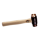 Thor 32MM Face Wood Handle  710G Copper and Rawhide Hammer