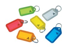 Kevron Keytag Clicktag Assorted Colours 50 Pack