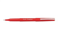 Pilot Fineliner Red 12 Box