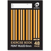 Olympic Exercise Book A4 48 Page Ruled 8mm Sold as Each 20 in a Pack