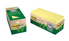 Post It Notes 654R24CPCY Recycled Yellow 24 Pack