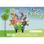 Best Buddies Mini Scrap Book SB6402 240mm x 165mm 64 Page Sold as Each 10 in a Pack