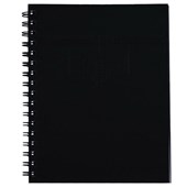 Spirax 511 Notebook Hard Cover A5 Black Sold as Each 5 in a Pack