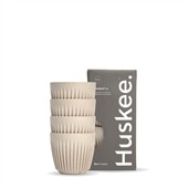 BioPak 6oz HuskeeOriginal 4Pack Natural  Sleeve 4 Sold as Sleeve 4 12 in a Carton