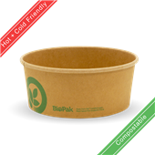 750ml Medium Kraft BioBowl PER CARTON OF 400