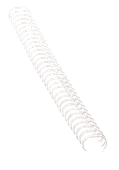 Fellowes Binding Coil 34 Loop 6mm A4 White 100 Pack