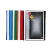 Marbig Deluxe Flat File A4 Clear Front Black Sold as Each 10 in a Pack