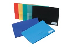 Marbig Polypick Document Wallet Foolscrap Red Sold as Each 12 in a Carton
