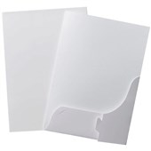Marbig Presentation Folder A4 Gloss Window Face 20 Pack