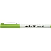 Artline 210 Fineliner Felt Tip Pen Green Sold as Each 12 in a Box