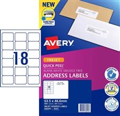 Avery Inkjet Label J8161 18UP Pack 50