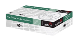 Bastion Vinyl Powder Free Clear XX Large Pk100
