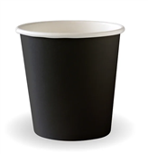 BioPak 230Ml  6Oz Black Aqueous Cup 50 Pack