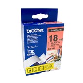 Brother TZE441 Labelling Tape 18mmx8m Black On Red
