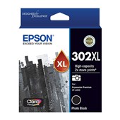 Epson 302 C13T01Y192 High Yield Ink Cartridge Photo Black