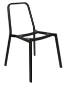 Durafurn Denver Chair  Black Metal Frame