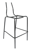 Durafurn Tiramisu Barstool Frame  Black
