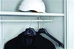 Top Shelf with Rail for GO Steel Cupboard