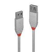 5m USBA 20 Extension Cable  Anthra Line Grey