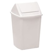 Sabco Swing Top Tidy Bin White 30L Each