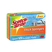 Scotch Brite Thick Sponge Large Pack 3 Box 8