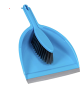 Cleanlink Dustpan and Brush Blue Each