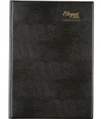 Diary 2026 Elegant A4 Day to a Page Black