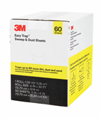 3M Easy Trap Sweep  Dust Sheets 5x6in 60shts Bx8