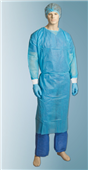 Bastion PPPE Fluid Resistant Clinical Gown Blue One Size Fits All Carton 100