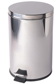 Compass Pedal Bin Round Stainless Steel 12L