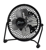 Nero Desk Fan USB Black 10cm