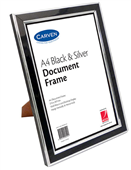 Carven Document Frame BlackSilver A4