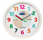 Carven Educational Clock 300Mm 12Hr