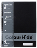 Colourhide Lecture Book A4 140Page Black