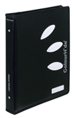 Colourhide Ring Binder Zipper Black