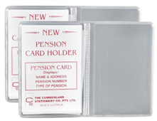 Cumberland Card Holder Clear Pvc Holder