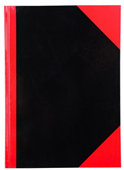 Cumberland Red  Black Notebook Gloss A4 150 Leaf
