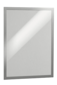 Durable Duraframe SelfAdhesive Sign Holder A3 Silver Pack 2