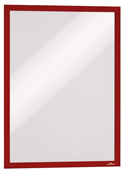 Durable Duraframe Sign Holder A3 Red Pack 2