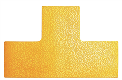 Durable Floor Marking Shape T Yellow Pack 10