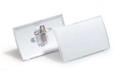 Durable Name Badge With Combi Clip 54X90Mm Pack 25