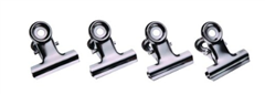 Esselte Clip Bulldog 31Mm Box 144 Chrome