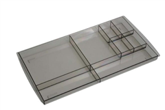 Esselte Nouveau Drawer Tidy Smoke