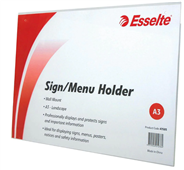 Esselte SignMenu Holder Wall LS A3