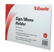 Esselte SignMenu Holder Wall LS A4