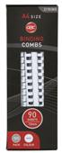 Gbc Binding Comb 12Mm White Pack 100