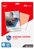 Gbc Binding Cover A4 150 Micron Clear Pack 25
